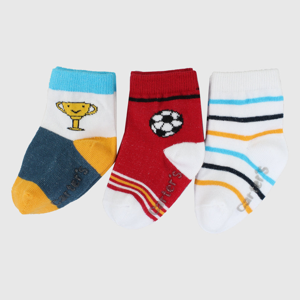 Baby Socks (Pack Of 3) - Ourkids - Bella Bambino