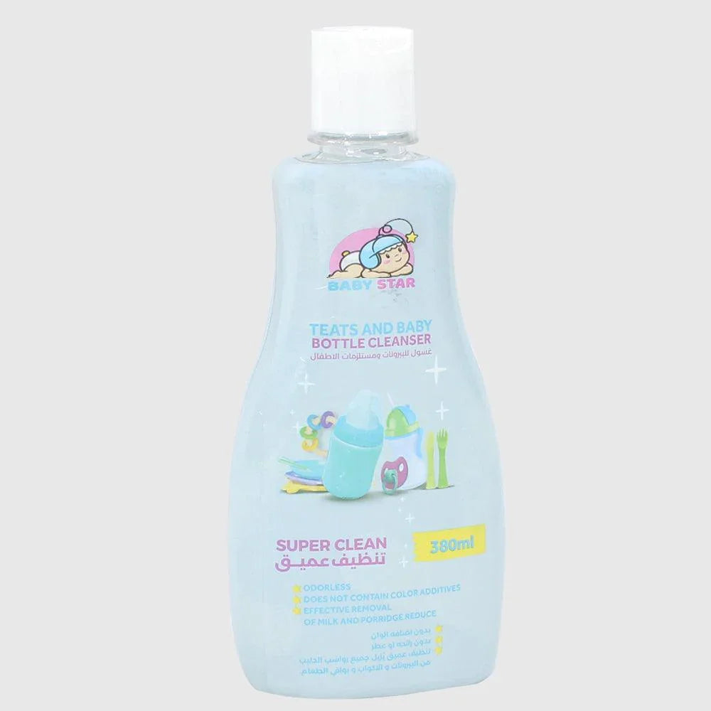 Baby Star R Round Baby Star Bottle and Teats Cleanser 380 ml – Ourkids