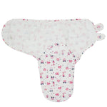 Baby Swaddle (White With Circus Designs) - Ourkids - Bella Bambino