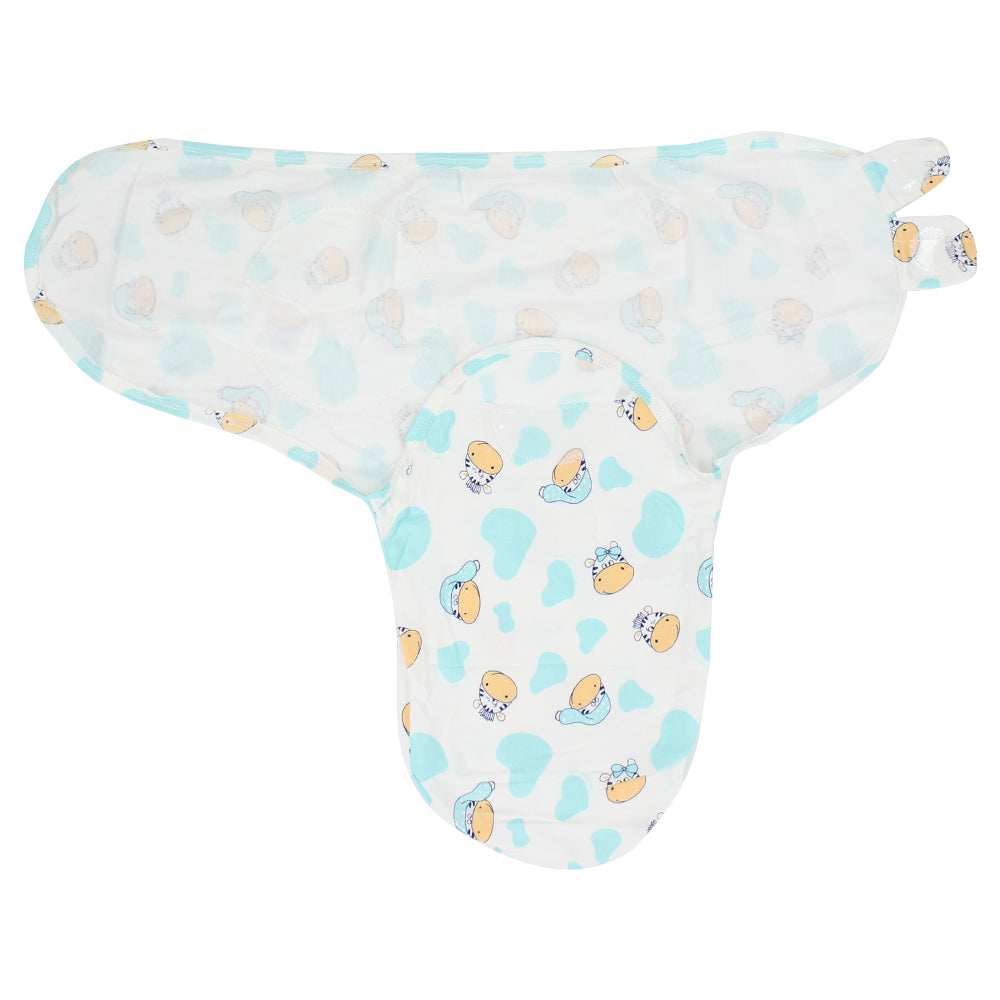 Baby Swaddle (White With Cows) - Ourkids - Bella Bambino