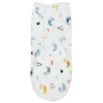 Baby Swaddle (White With Ducks) - Ourkids - Bella Bambino