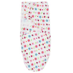 Baby Swaddle (White With Flowers) - Ourkids - Bella Bambino