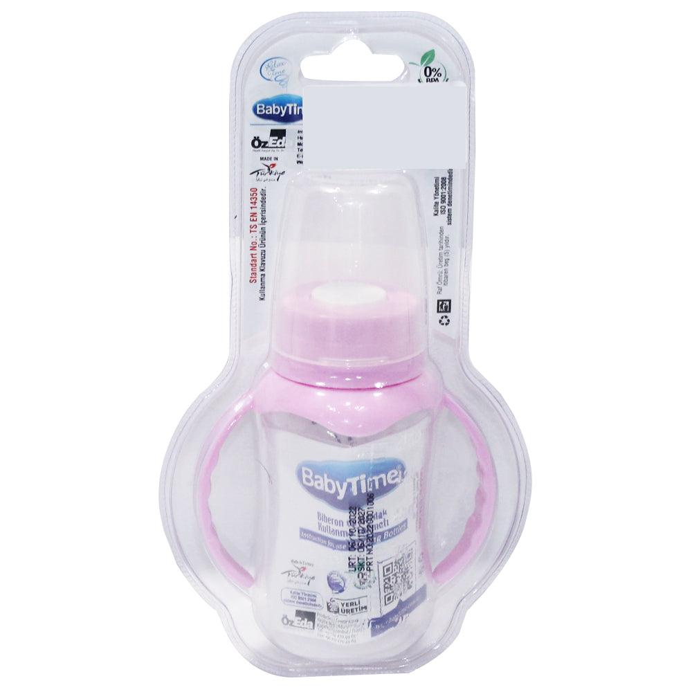 Baby Time Baby Feeding Bottle With Handle 150ml - Ourkids - Baby Time