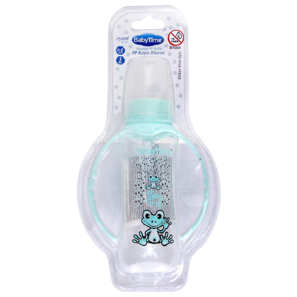 Baby Time Baby Feeding Bottle With Handles 250ml - Ourkids - Baby Time