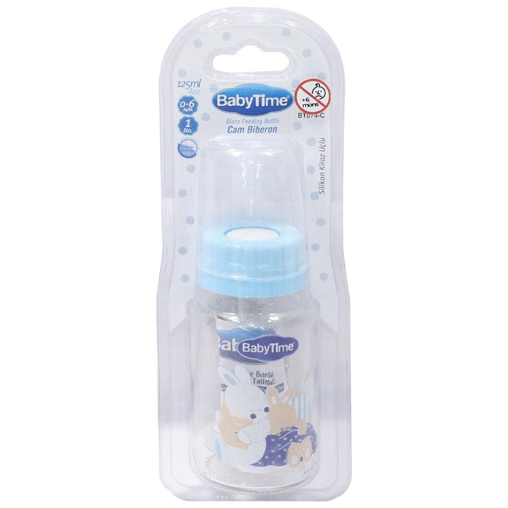 Baby Time Baby Glass Feeding Bottle 150ml - Ourkids - Baby Time