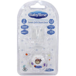 Baby Time Baby Silicone Orthodontic Patterned Soother With Cap No:1 - Ourkids - Baby Time