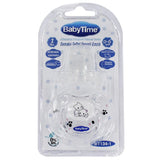 Baby Time Baby Silicone Orthodontic Patterned Soother With Cap No:1 - Ourkids - Baby Time