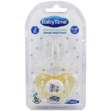 Baby Time Baby Silicone Orthodontic Soother With Cap No:2 - Ourkids - Baby Time