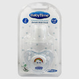 Baby Time Baby Silicone Orthodontic Soother With Cap No:2 - Ourkids - Baby Time