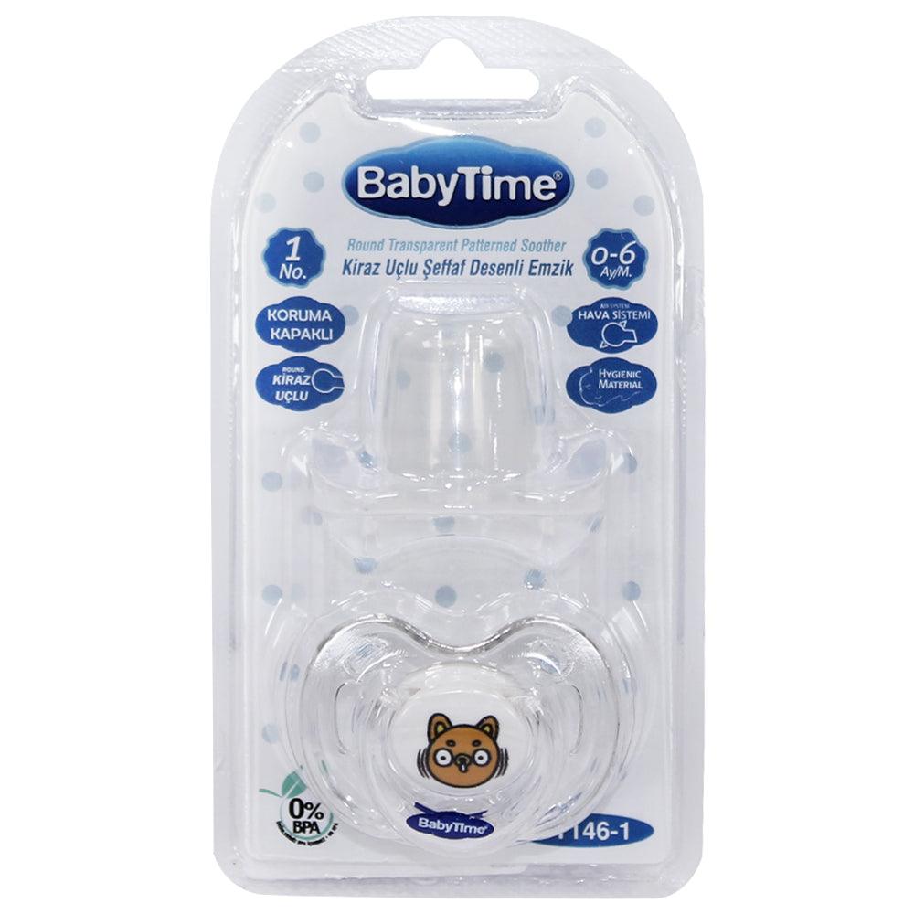Baby Time Baby Silicone Round Soother Candy With Cap No:1 - Ourkids - Baby Time