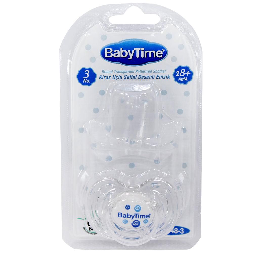 Baby Time Baby Silicone Round Soother Candy With Cap No:3 - Ourkids - Baby Time