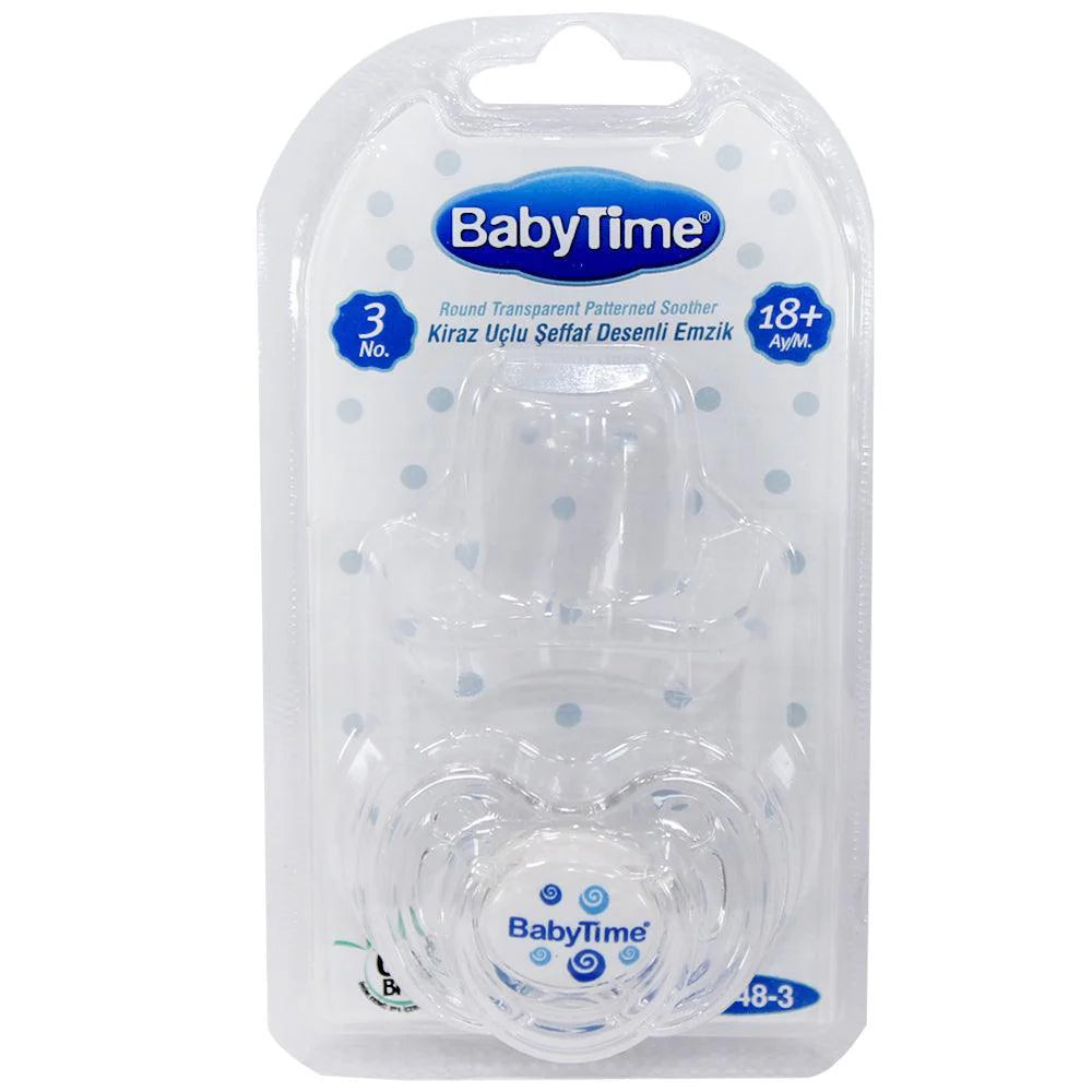 Baby Time Baby Silicone Soother with Cap Size 1