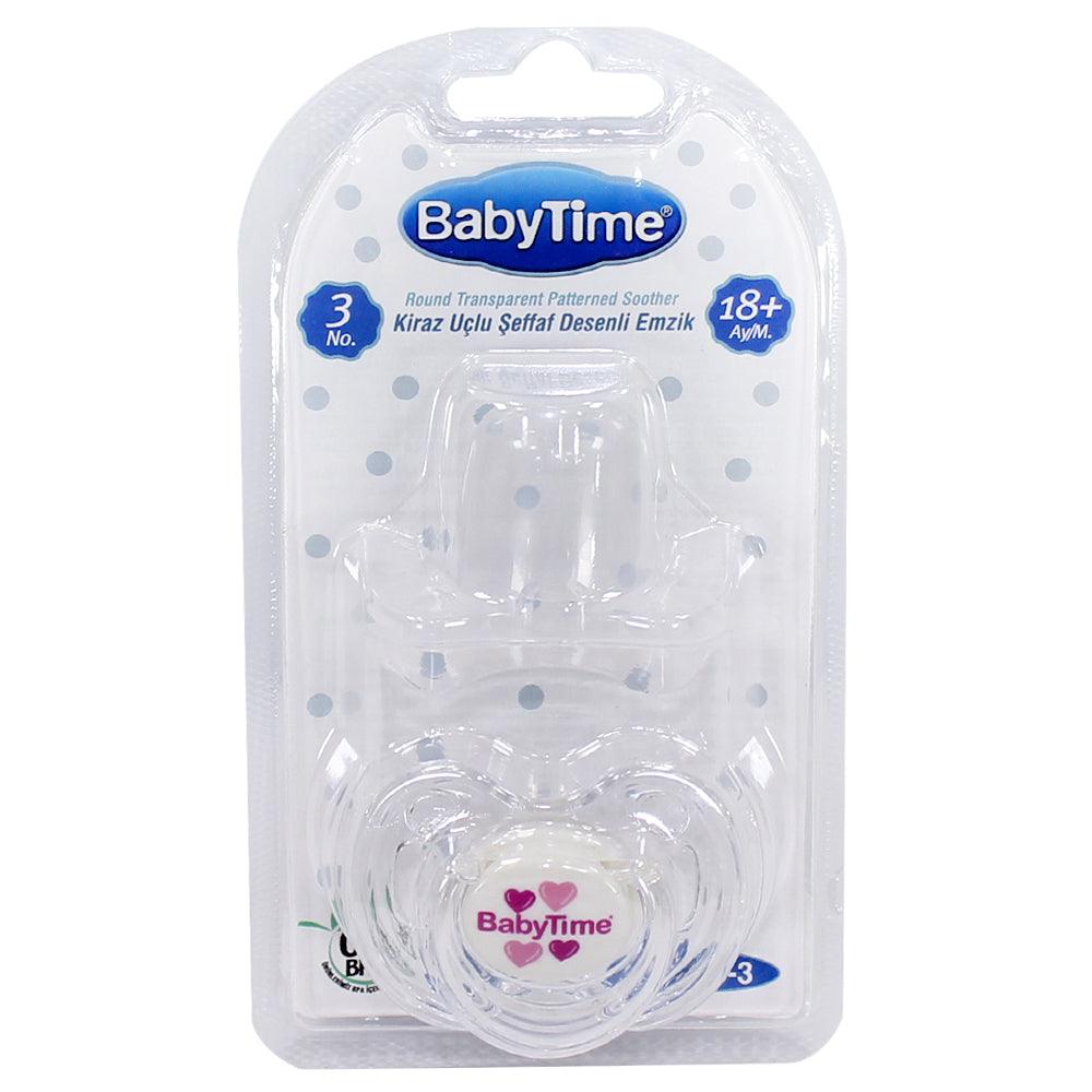 Baby Time Baby Silicone Round Soother Candy With Cap No:3 - Ourkids - Baby Time