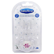 Baby Time Baby Silicone Round Soother with Cap