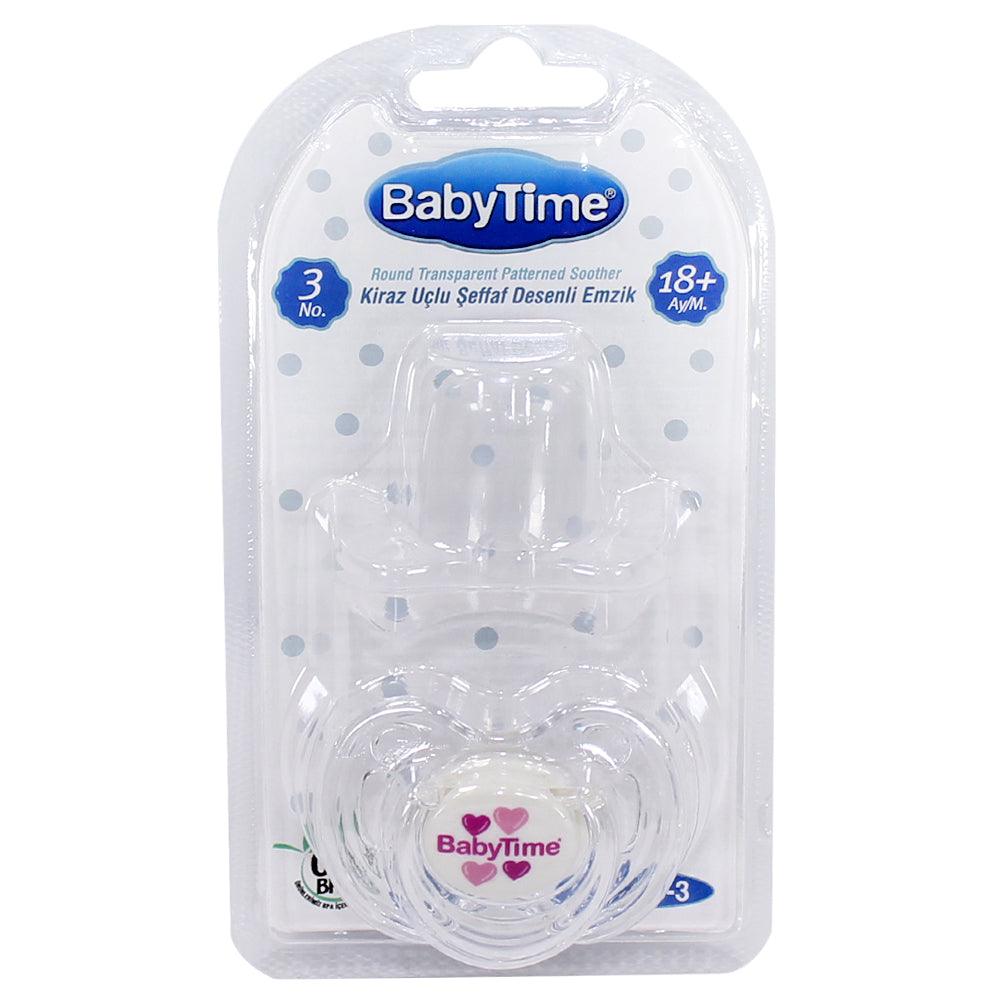 Baby Time Baby Silicone Round Soother Candy With Cap No:3 - Ourkids - Baby Time