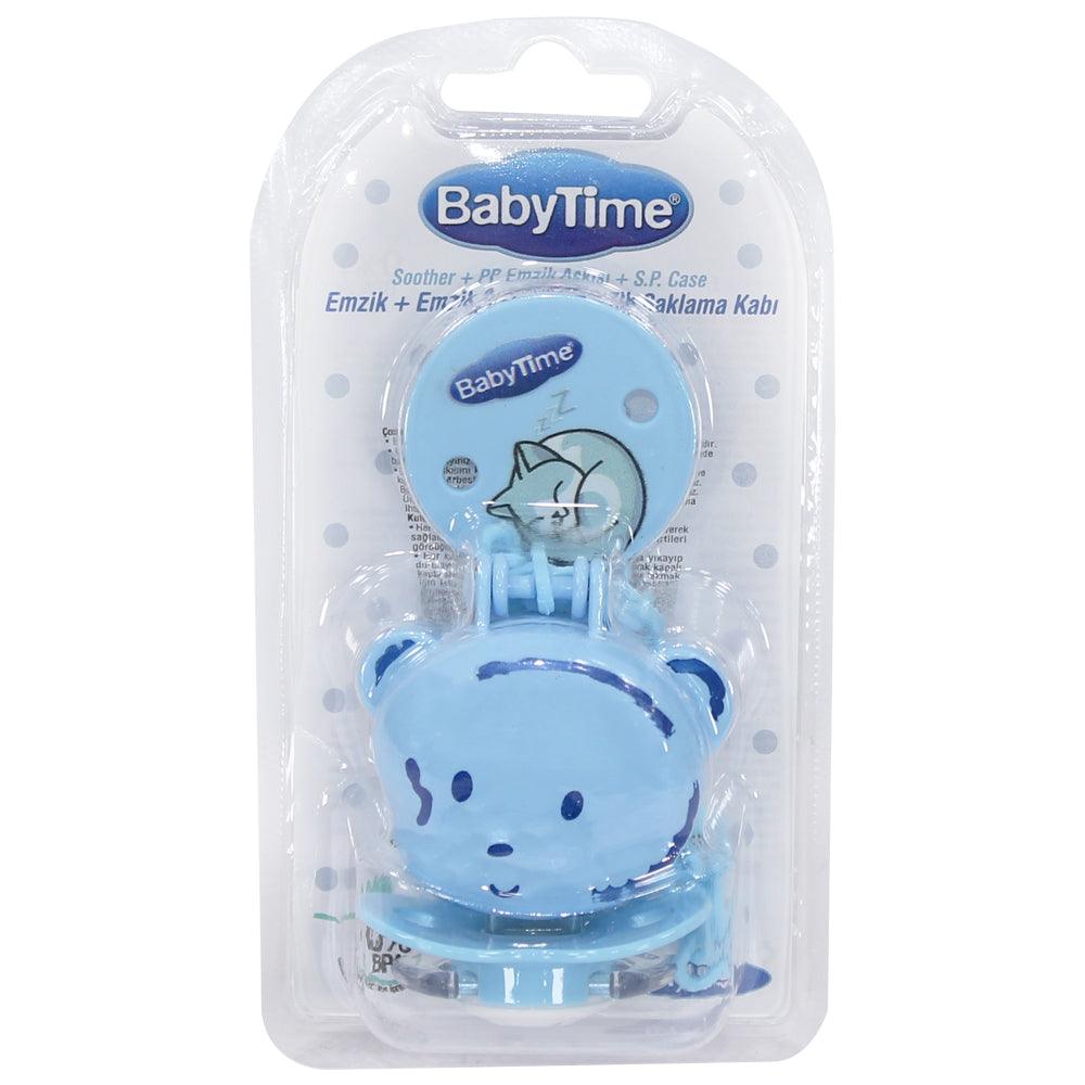 Baby Time Baby Soother Protector Case Plus Soother - Ourkids - Baby Time