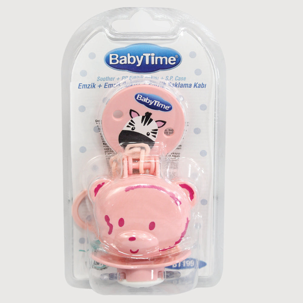 Baby Time Baby Soother Protector Case Plus Soother - Ourkids - Baby Time