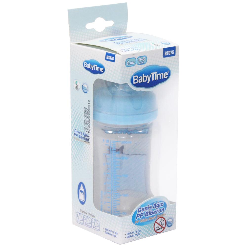 Baby Time Baby Wide Neck Bottle 250ml - Ourkids - Baby Time