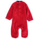 Baby Whale Velvet Baby Footie - Ourkids - Ourkids