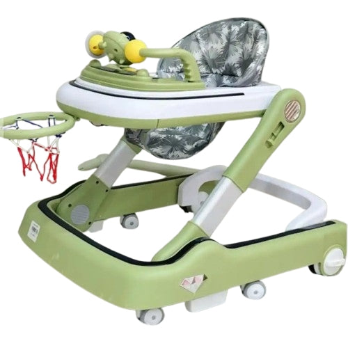 First Step Baby Walker with Basketball Hoop - Mint