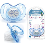 Baby Time Silicone Round Soother with Cap