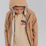 Balance Long-Sleeved Hooded T-shirt - Ourkids - Playmore