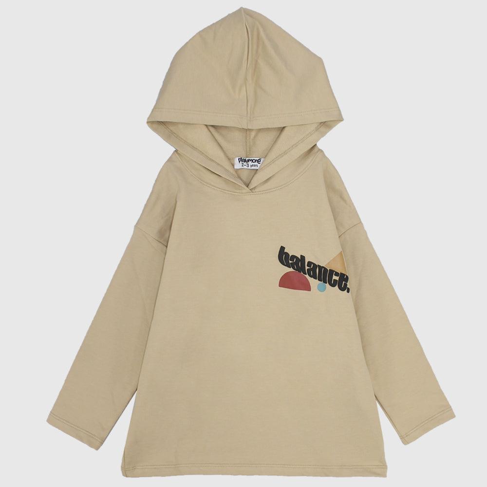 Balance Long-Sleeved Hooded T-shirt - Ourkids - Playmore