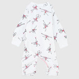 Ballerina Long-Sleeved Baby Footie - Ourkids - JOKY