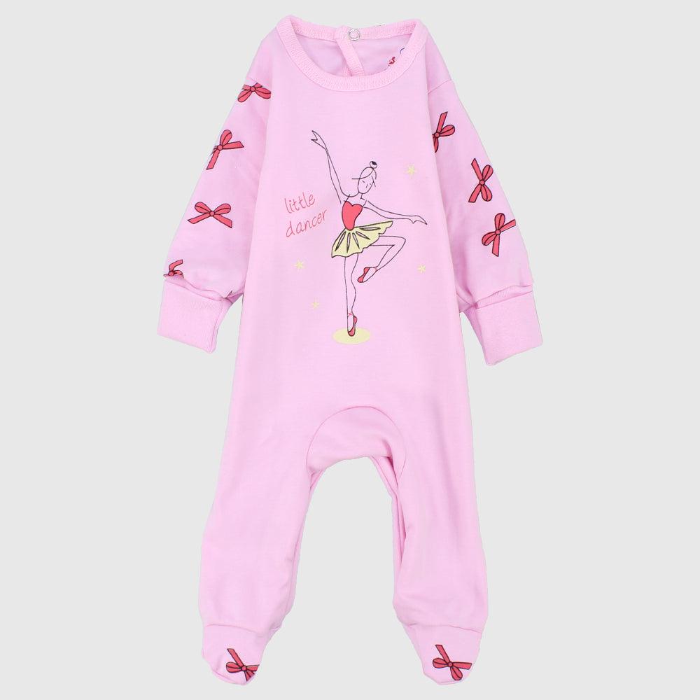 Ballerina Long-Sleeved Baby Footie - Ourkids - JOKY