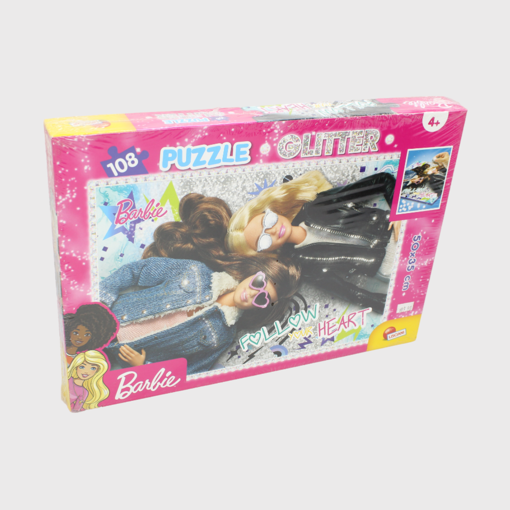 Barbie Glitter Puzzle Best Day Ever - 108 Pcs - Ourkids - Lisciani