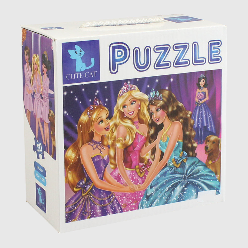 Barbie Puzzle - 2 in 1 (20 & 24 Pieces) - Ourkids - Cute Cat