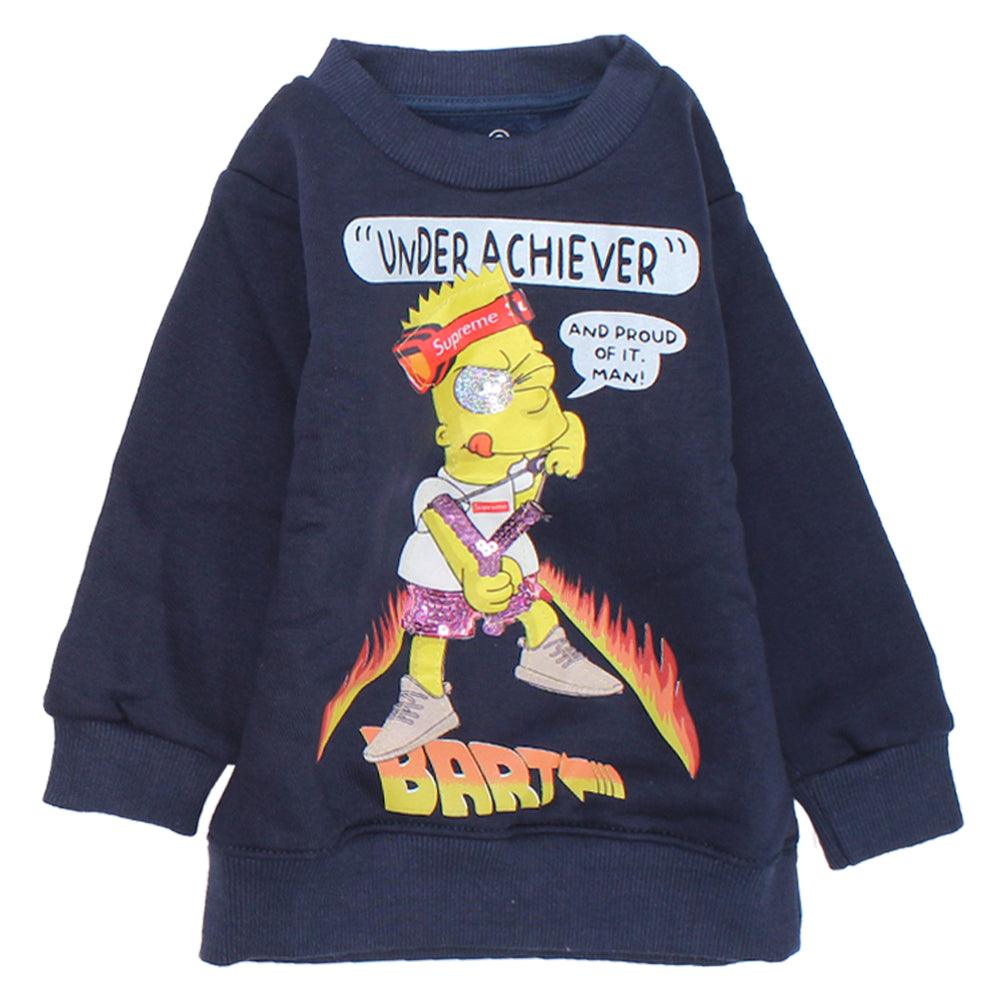 Bart Simpson Long-Sleeved Fleeced Pajama - Ourkids - JOKY