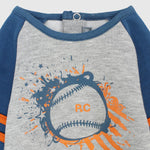 Baseball Long-Sleeved Sweatshirt - Ourkids - Pompelo