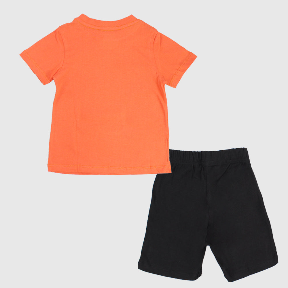 Batmin Short-Sleeved Pajama - Ourkids - Rosso