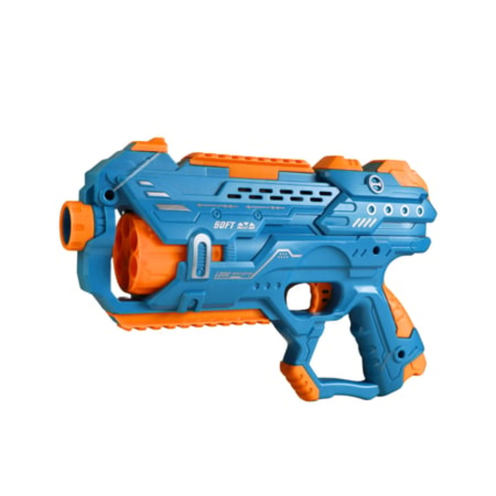 Puzzle Assembly Soft Bullet Gun – Safe & Fun Toy for Kids (Blue)