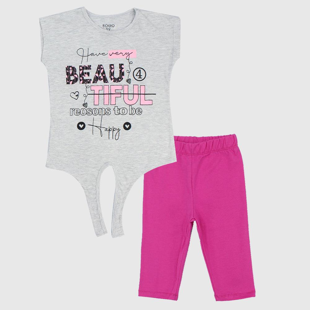 Be Happy Sleeveless Pajama - Ourkids - Rosso