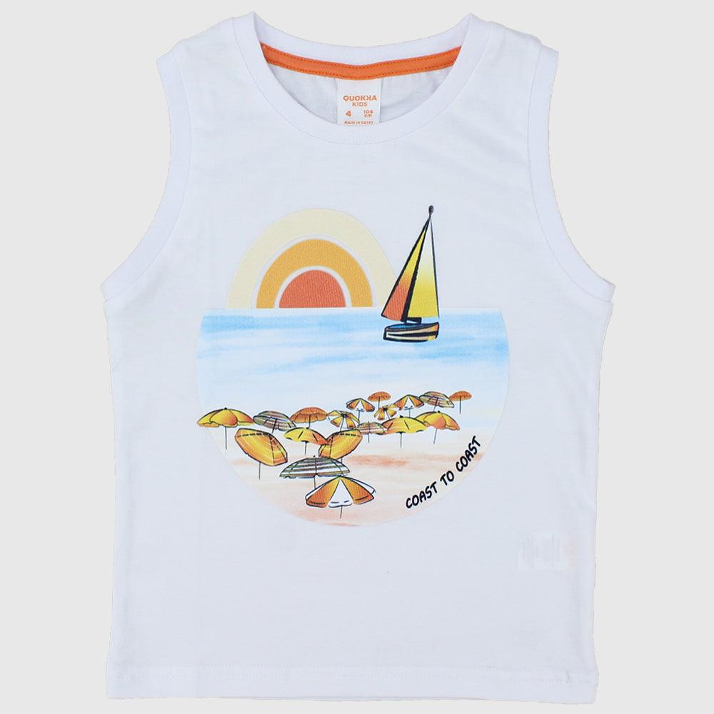 Beach Sleeveless T-Shirt - Ourkids - Quokka