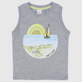 Beach Sleeveless T-Shirt - Ourkids - Quokka