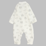 Bear & House Long-Sleeved Baby Footie - Ourkids - Papillion