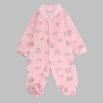 Bear & House Long-Sleeved Baby Footie - Ourkids - Papillion