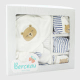 Bear Head 7-Piece Baby Layette Set - Ourkids - Berceau