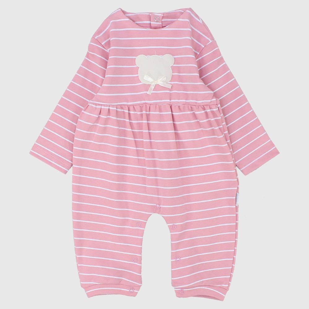 Bear Head Long-Sleeved Footless Onesie - Ourkids - Bumber