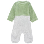 Bear Head Velvet Baby Footie - Ourkids - Bumber