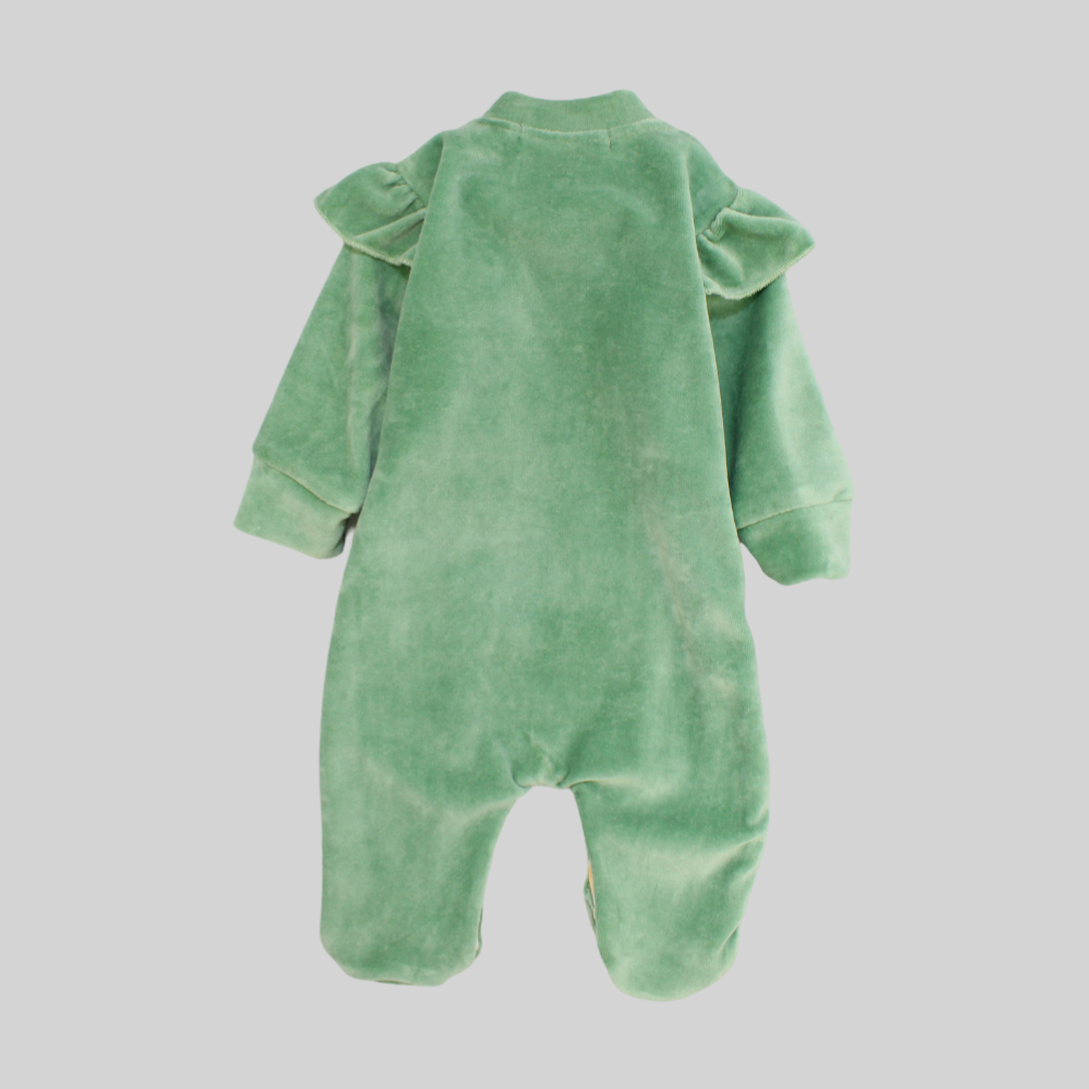 Bear Heads Long-Sleeved Baby Footie - Ourkids - Berceau