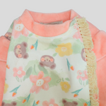 Bear Heads Long-Sleeved Baby Footie - Ourkids - Berceau