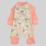 Bear Heads Long-Sleeved Baby Footie - Ourkids - Berceau