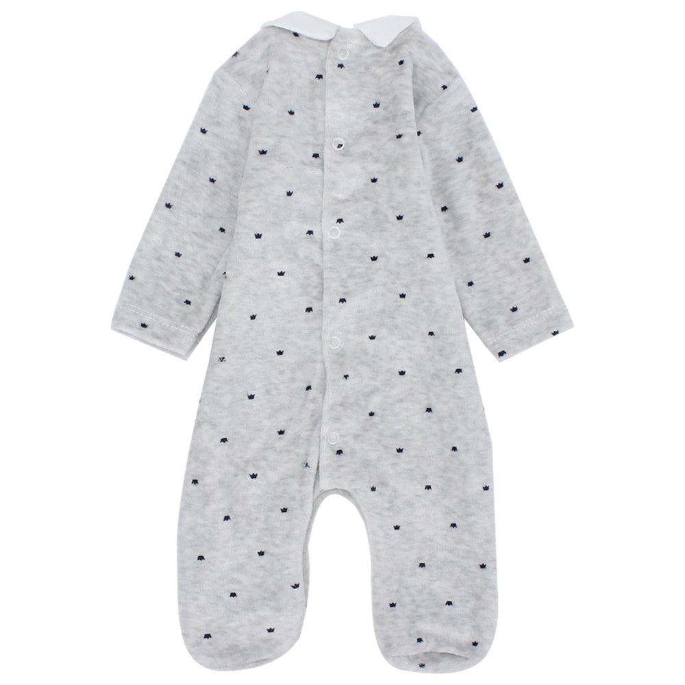 Bear King Baby Footie - Ourkids - Bumber