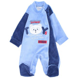 Bear Toys Velvet Baby Footie - Ourkids - Papillion