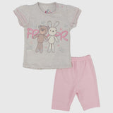 Beary Bunny Short-Sleeved Pajama - Ourkids - JOKY