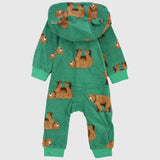 Beary Hooded Footless Onesie - Ourkids - Carter's